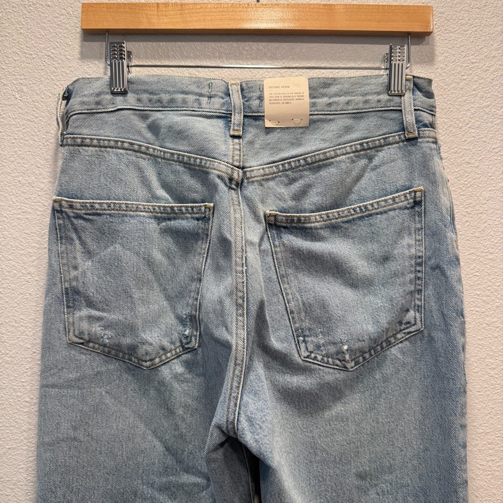 Agolde Women's Lana Jean in Denim Light - Picture 12 of 14
